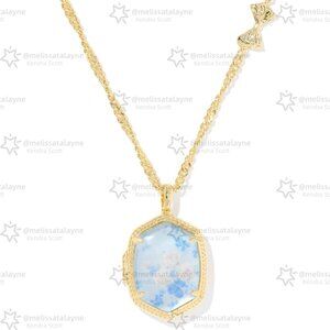 Kendra Scott x LoveShackFancy Daphne Gold Locket Necklace